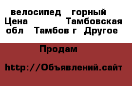 велосипед  (горный) › Цена ­ 5 000 - Тамбовская обл., Тамбов г. Другое » Продам   